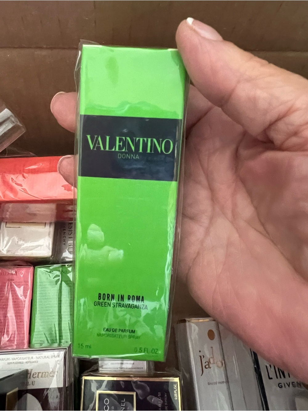 Valentino Miniatura Donna Green Box Fragrance